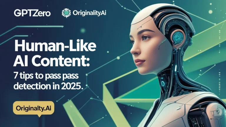 Human-like AI content